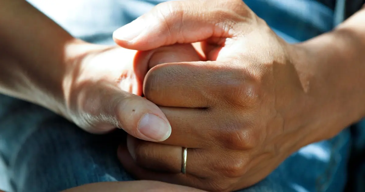 Senior couple reviewing Medicare health insurance options